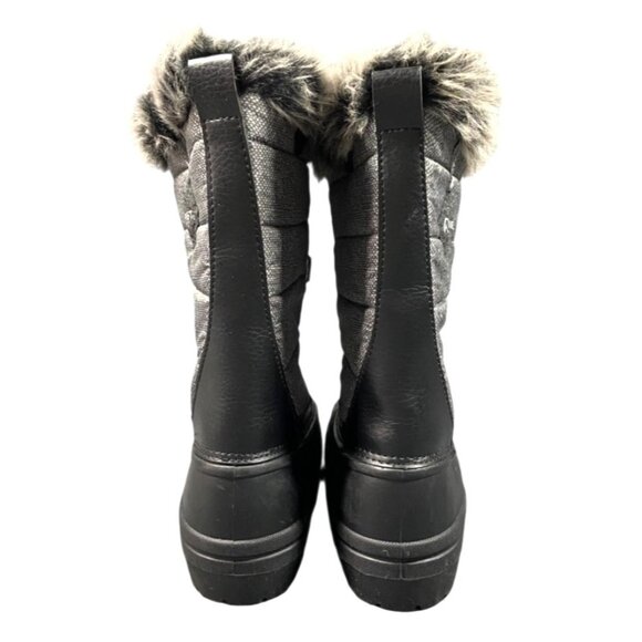 New Quest Powder Womens Size 8 Black/Grey Winter Boots Faux Fur NWT - Picture 6 of 13
